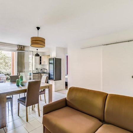 T2 Jardinet Avec Piscine, Parking Et Tennis Toulouse Kültér fotó
