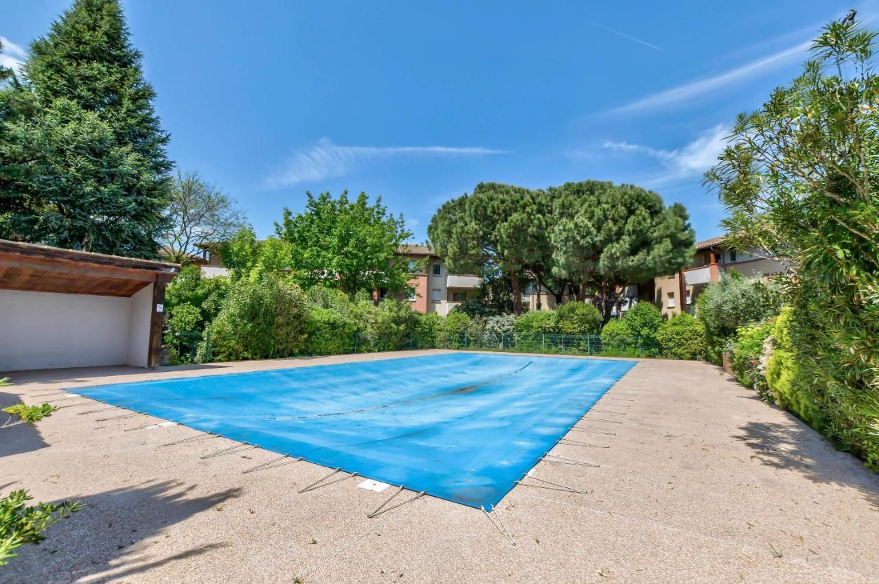 T2 Jardinet Avec Piscine, Parking Et Tennis Toulouse Kültér fotó